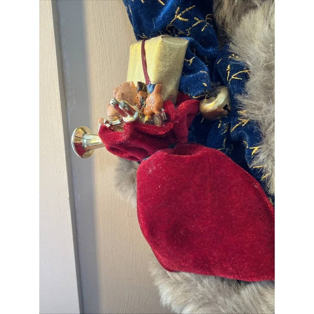 Vtg Christmas Wind Up Musical Bear New York Paris Toy Co 18